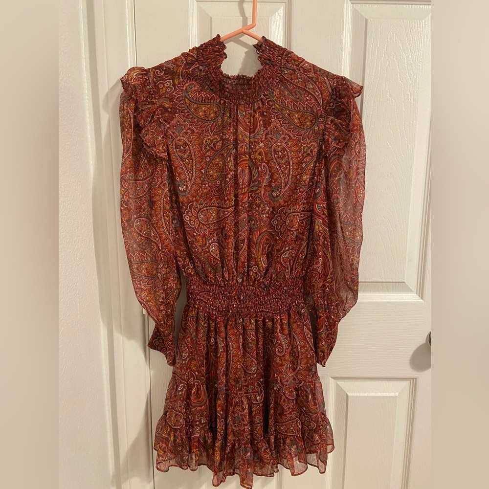 Misa Boho Paisley Dress